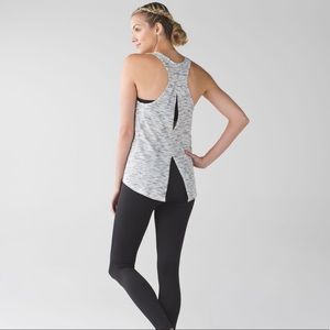Lululemon Salute the Sun Tank - Heathered White